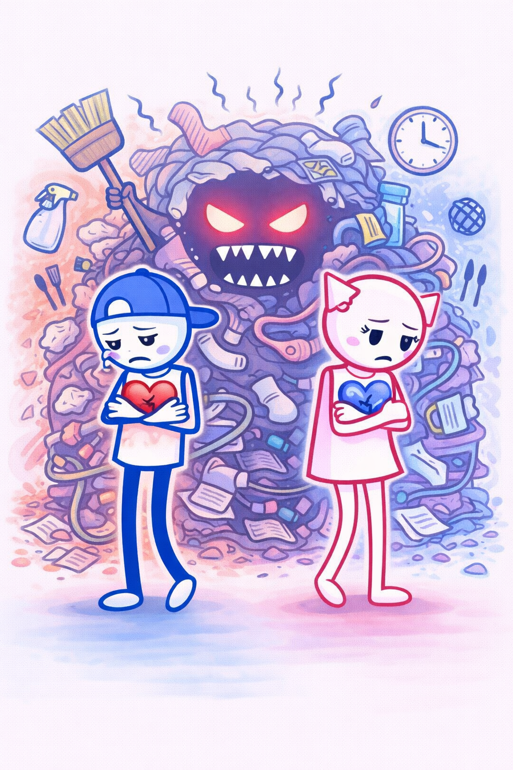 Иллюстрация причины отдаления